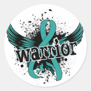 Warrior 16 PCOS Classic Round Sticker