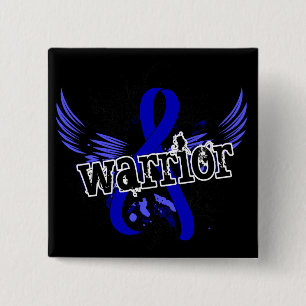 Warrior 16 Rheumatoid Arthritis 2 Inch Square Button