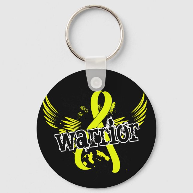 Warrior 16 Sarcoma Keychain (Front)