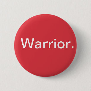 Warrior 2 Inch Round Button
