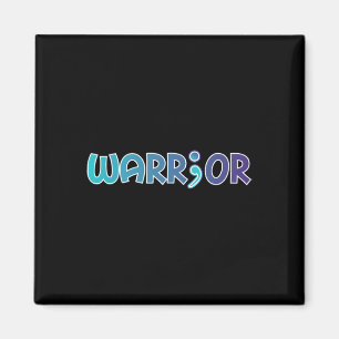 Warrior Anti Suicide Anxiety Awareness Magnet