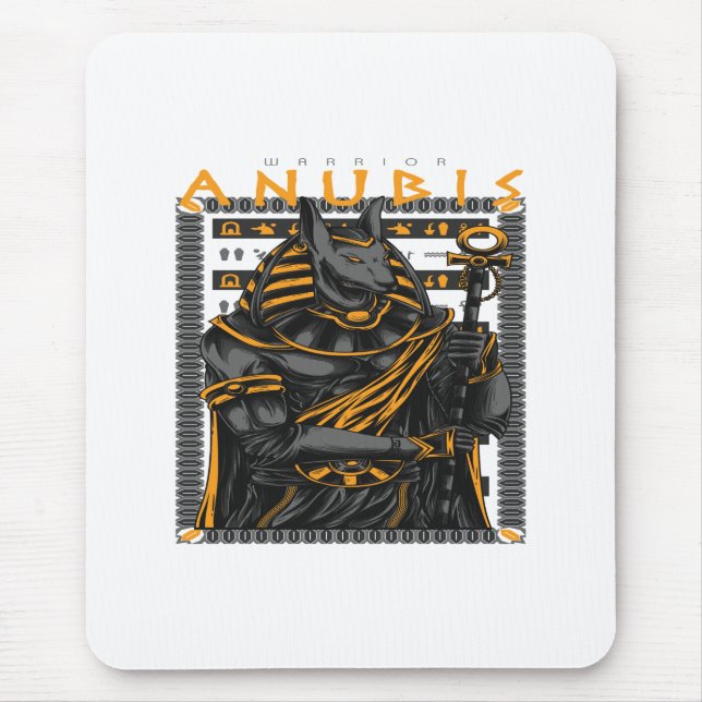 warrior anubis mouse pad (Front)