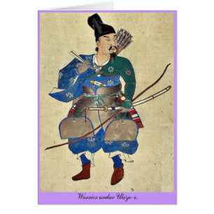 Warrior archer Ukiyo-e.