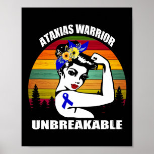 Warrior Awareness Automatic Support Gift Poster