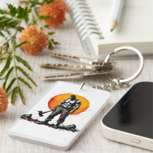 warrior barbarian medieval fantasy hummer strength keychain