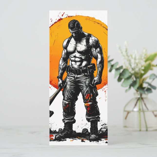 warrior barbarian medieval fantasy hummer strength menu (Standing Front)