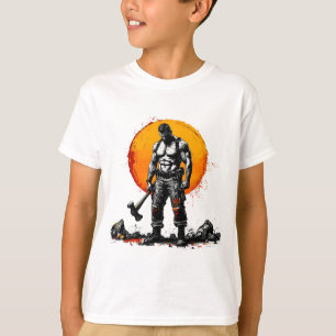warrior barbarian medieval fantasy hummer strength T-Shirt