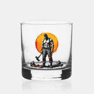 warrior barbarian medieval fantasy hummer strength whiskey glass