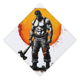 warrior barbarian medieval fantasy Tassel Topper