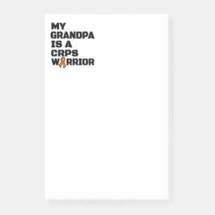 Warrior/Block/Grandpa...CRPS Post-it Notes