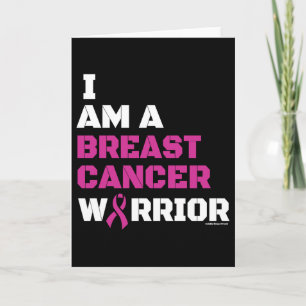 Warrior/Block/I am...Breast Cancer Card