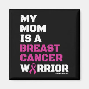 Warrior/Block/Mom...Breast Cancer Magnet