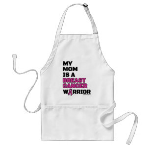Warrior/Block/Mom...Breast Cancer Standard Apron