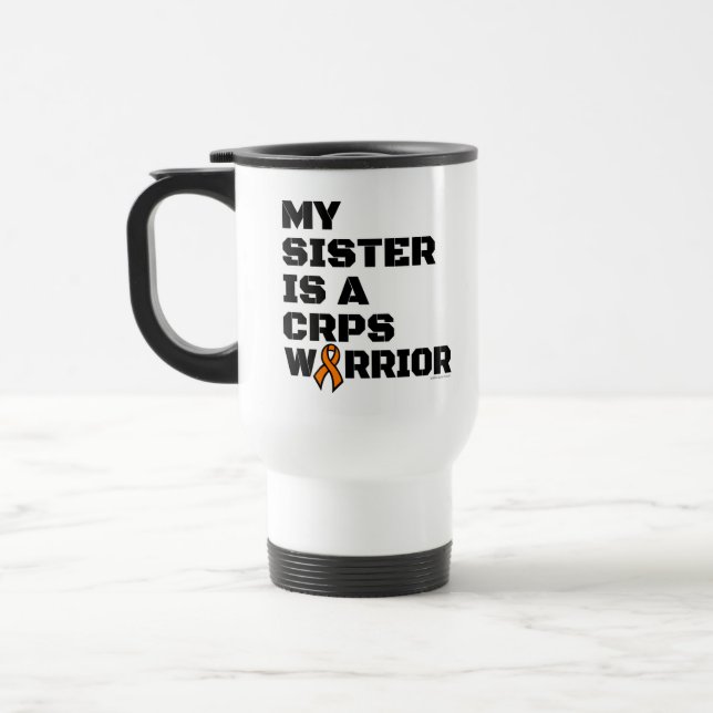 Warrior/Block/Sister...CRPS Travel Mug (Left)