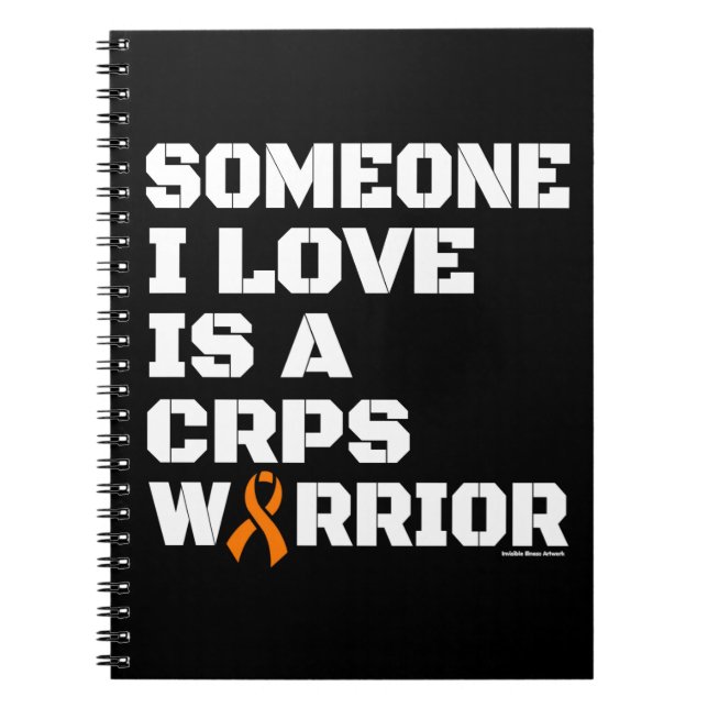 Warrior/Block/Someone I Love...CRPS Notebook (Front)