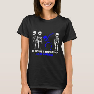 Warrior Blue Ribbon Awareness Disease Halloween Gi T-Shirt