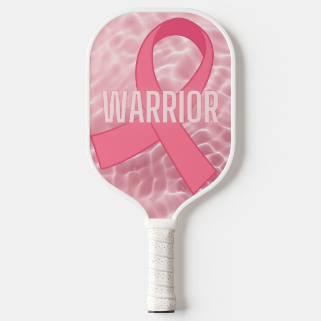 Warrior Breast Cancer Awareness Pickleball Paddle  (Front)