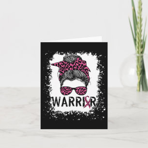 Warrior Breast Cancer Shirts Awareness Support Pin Card