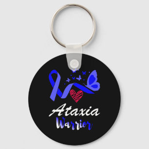 Warrior Butterfly Awareness Support Keychain