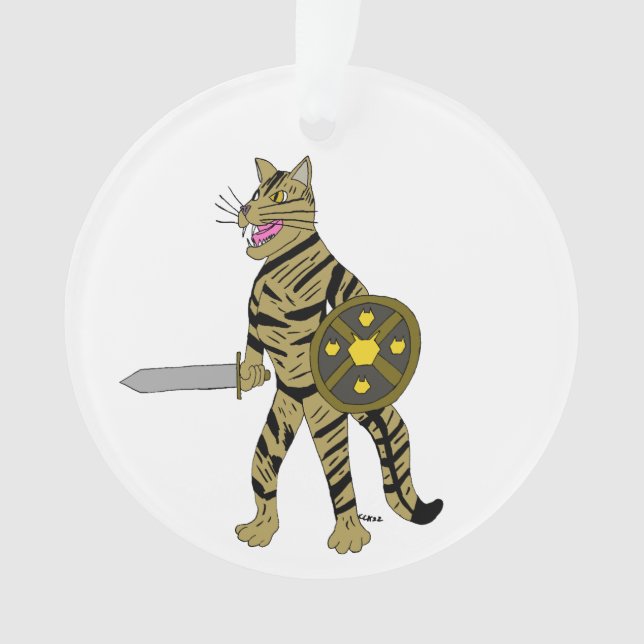 Warrior Cat   Ornament (Front)
