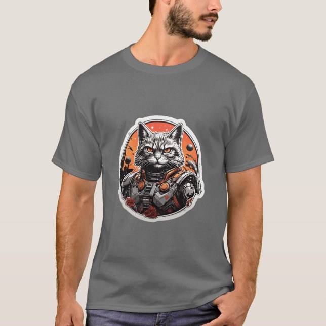 warrior cat tshirts design Clothing retro (Front)