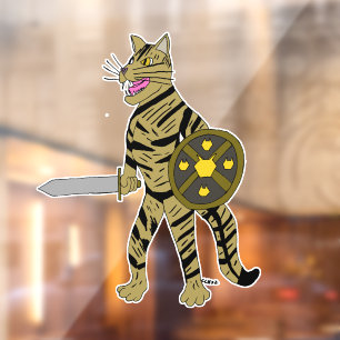 Warrior Cat Window Cling
