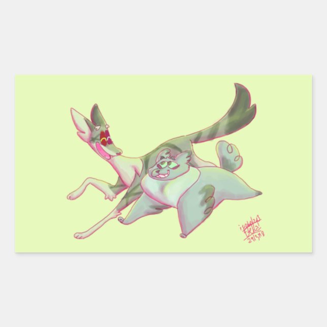 Warrior Cats - Ivypool and Dovewing Sticker (Front)