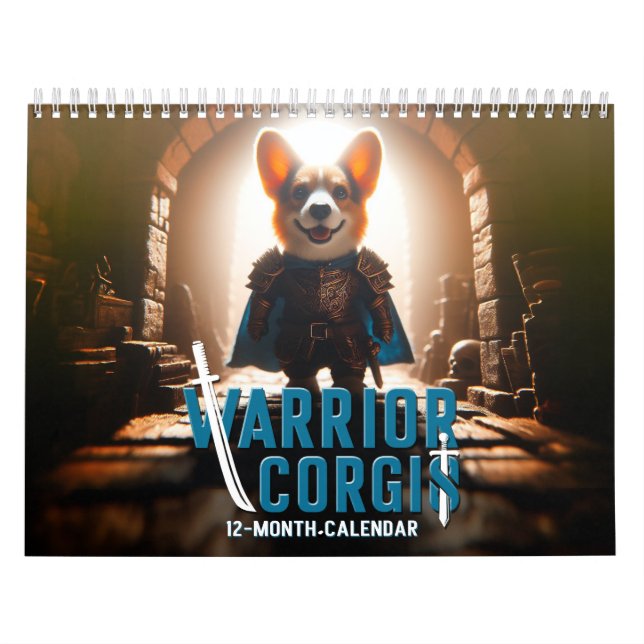 Warrior Corgis Calendar (Cover)