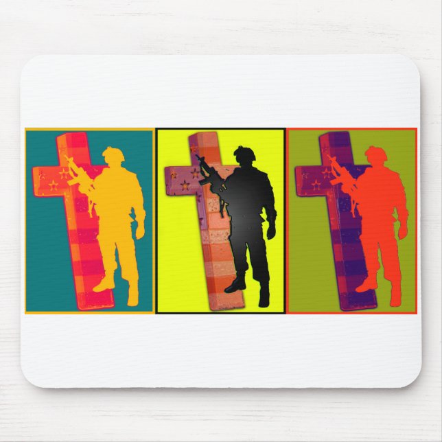 Warrior Cross #2 Mouse Pad (Front)