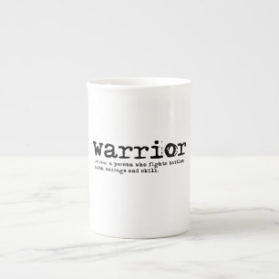 Warrior Definition Bone China Mug