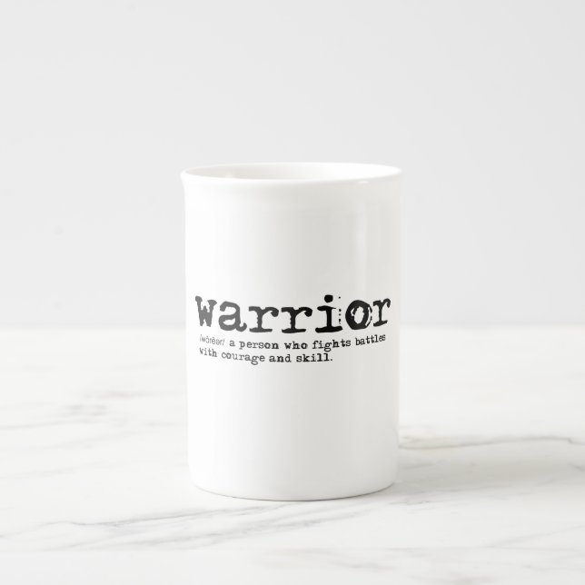 Warrior Definition Bone China Mug (Front)
