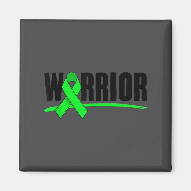 Warrior Depression Anxiety Mental Health Awareness Magnet (Front)