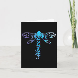 Warrior Dragonfly Suicide Prevention Mental Health Card