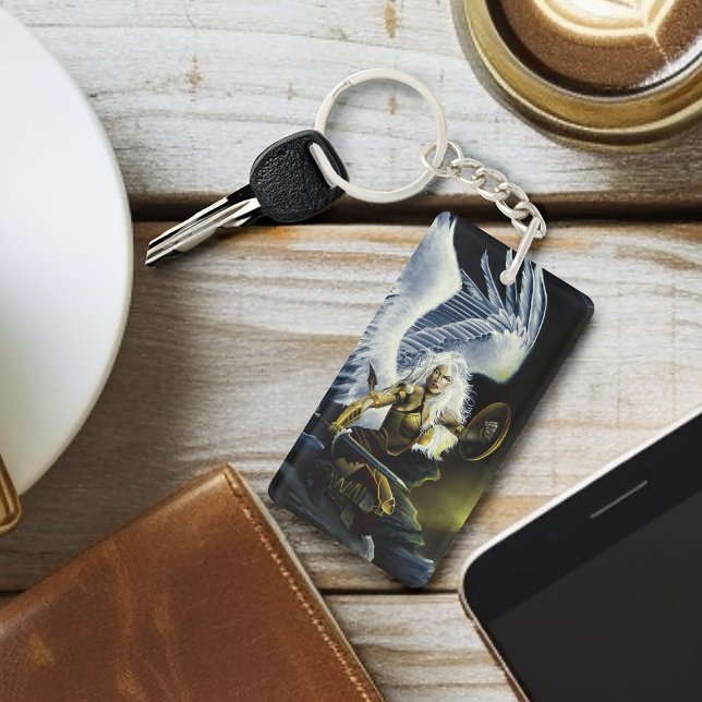 Warrior Fantasy Angel Sword Keychain (Creator Uploaded)