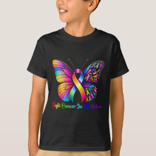 Warrior Fight Cancer In All And Every Colour Ribbo T-Shirt