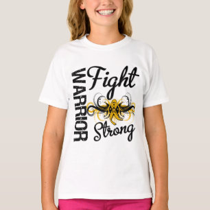 Warrior Fight Strong Appendix Cancer T-Shirt
