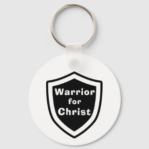 Warrior for Christ Keychain