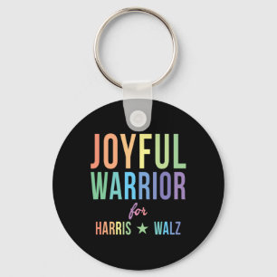 Warrior For Kamala Harris Tim Walz 2024 2  Keychain