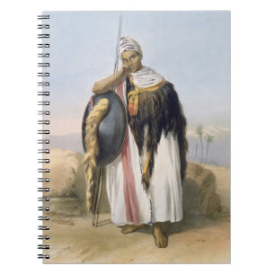 Warrior from Amhara, Ethiopia, illustration from ' Notebook