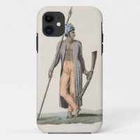 Warrior from the Island of Guebe, from 'Voyage aut