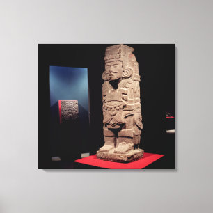 Warrior, from the Toltec Culture Canvas Print