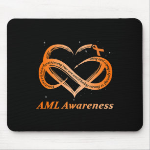 Warrior I'm Fine Acute Myeloid Leukaemia Awareness Mouse Pad