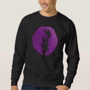 Warrior In Armour Samurai With Sword Sweatshirt