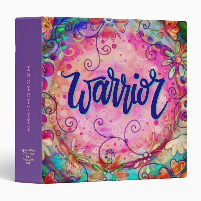 ‘Warrior’ Inspirivity Binder (Front/Spine)
