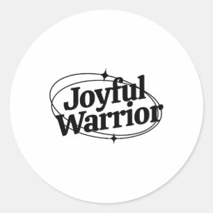 Warrior Kamala Harris Tim Walz Waltz 2024 Classic Round Sticker