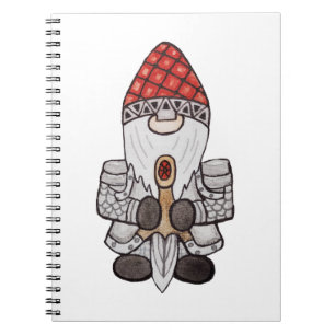 Warrior Knight Gnome Notebook
