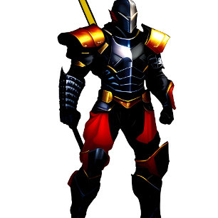 Warrior Knight Throw Blanket