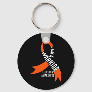 Warrior Leukaemia Awareness Blood Cancer Chemother Keychain