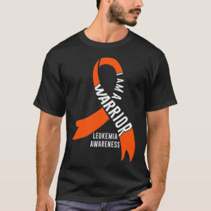 Warrior Leukaemia Awareness Blood Cancer Chemother T-Shirt