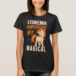 Warrior Magical Unicorn Orange Ribbon Hematologist T-Shirt